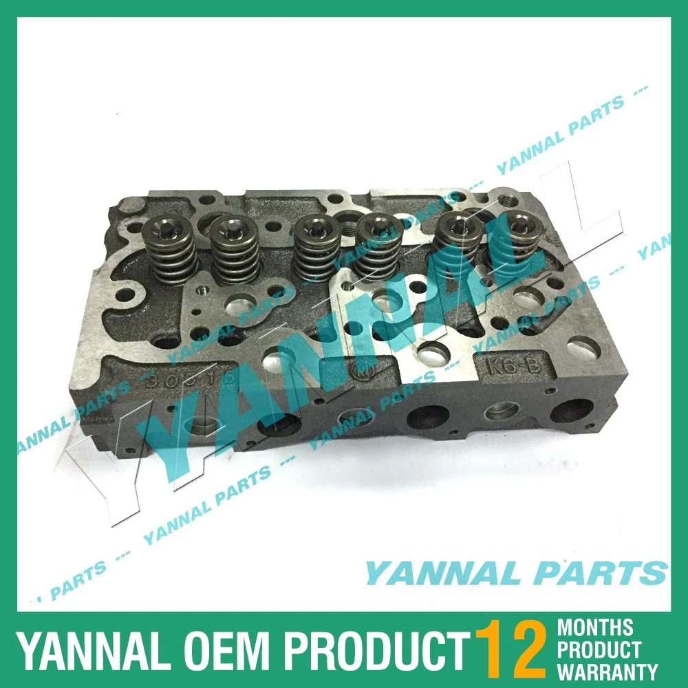 

Головка блока цилиндров D1402 для двигателя Kubota