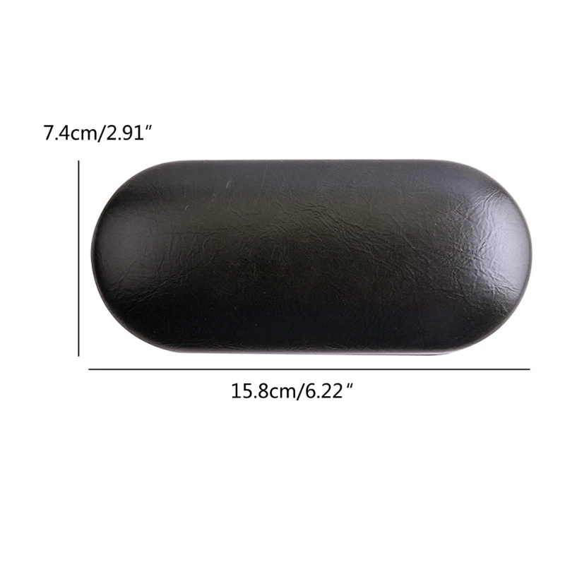 Étui à Lunettes Double Couche Pour 2 Paires - Portable, Avec Miroir, Rouge/Noir (16x7.2 Cm) étui à Lunettes Double
