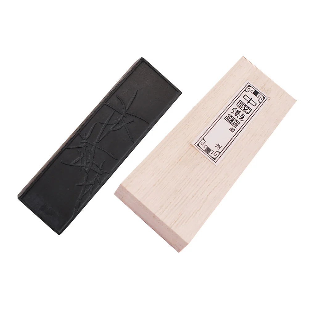 مجموعة واحدة من عصا الحبر على الطراز الصيني المصنوعة يدويًا أداة رسم الخط التقليدي كتلة حبر عملية لكتابة مستلزمات الطحن #6