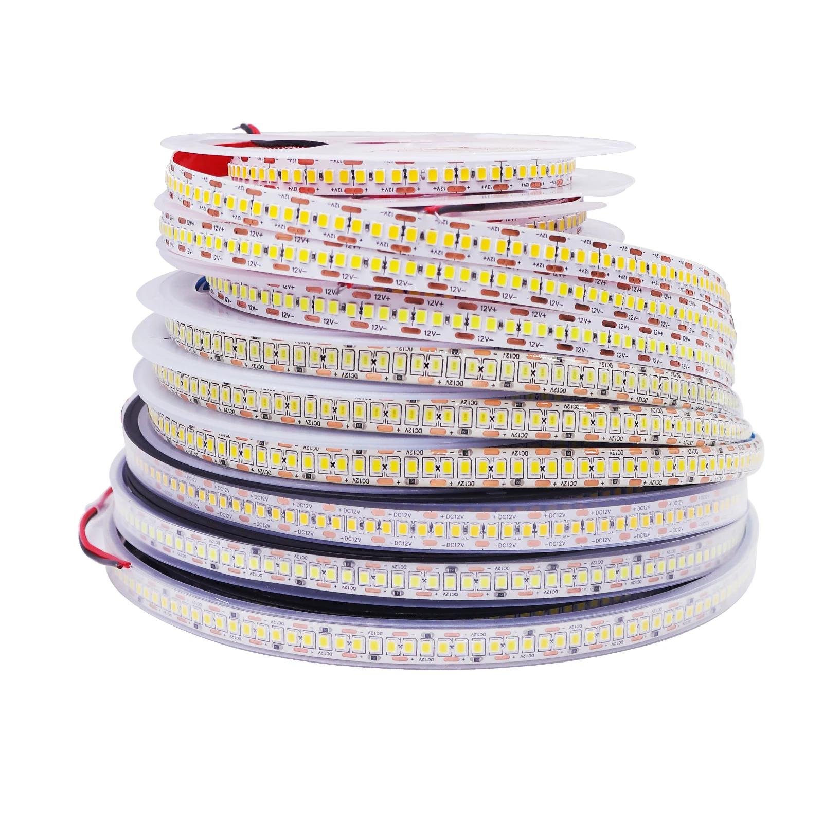 

5M LED Strip 12V 24V Flexible Luces Led Tape SMD2835 240Leds/m IP30 IP65 IP67 Waterproof LED Lights Warm Nature Cold White