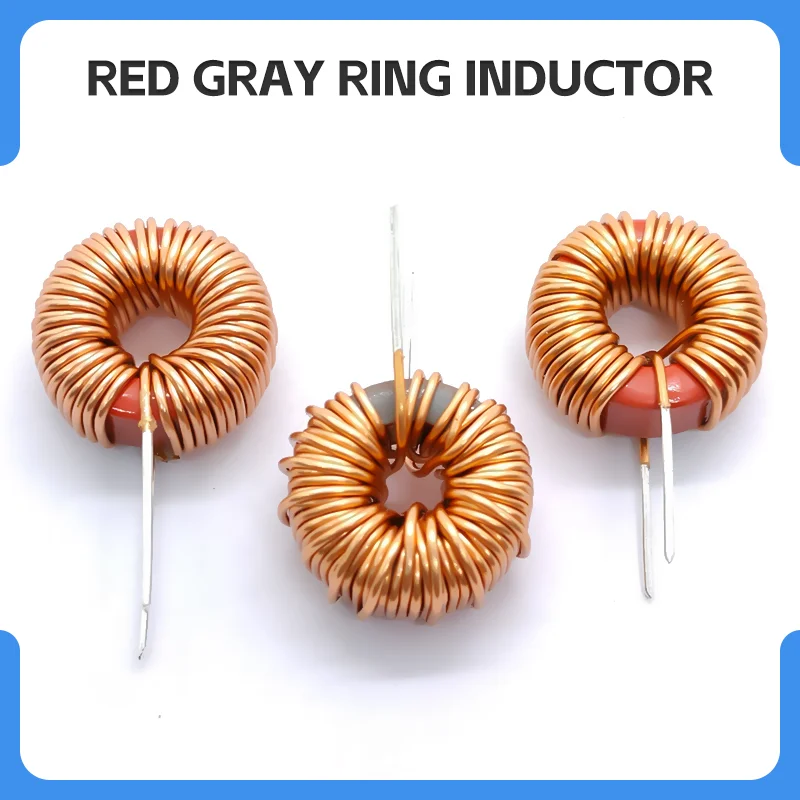 T50-2 68-2 10uH 15uH 22uH 0.6mm Red-grey Toroidal Inductor Digital Power Amplifier Inductor