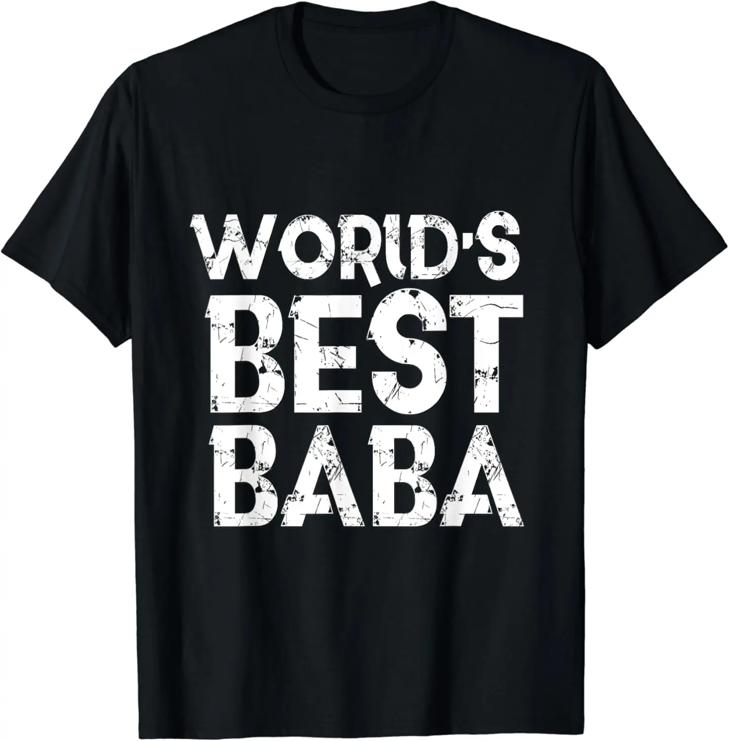 

Worlds Best Baba Shirt Fathers Day Gift Muslim Dad Husband T-Shirt