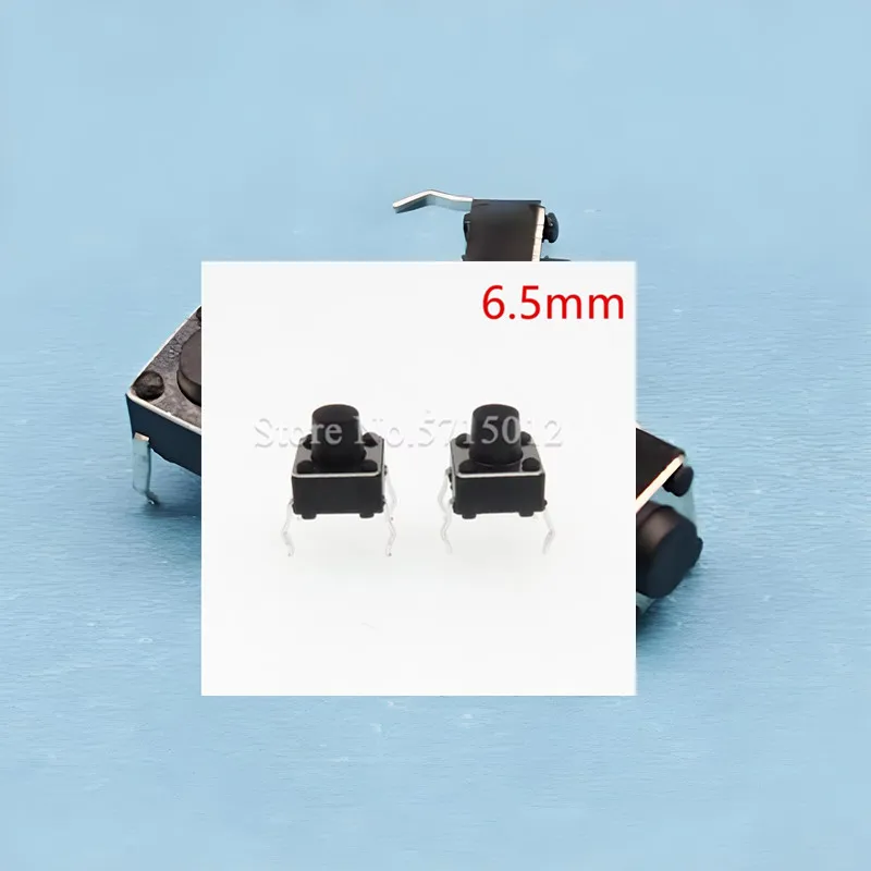 700 Pcs 6x6x6.5mm PCB Momentary Tactile Tact Push Button Switch 4 Pin reset switches micro touch switch for Induction cooker