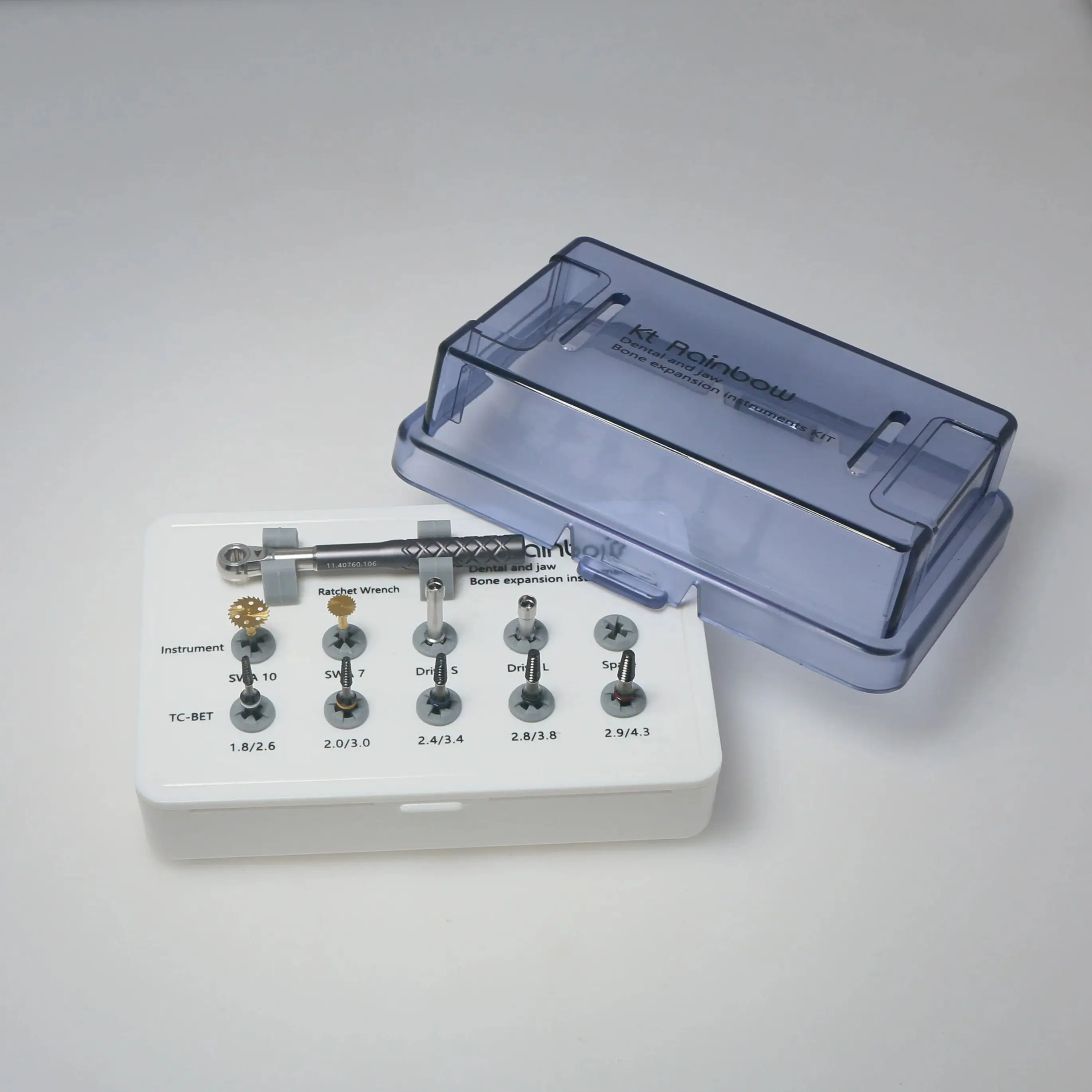 

Dental Implant Jaw Bone Expansion Tool Kit Drivers Wrench Cutting Saw Disk Ratchet