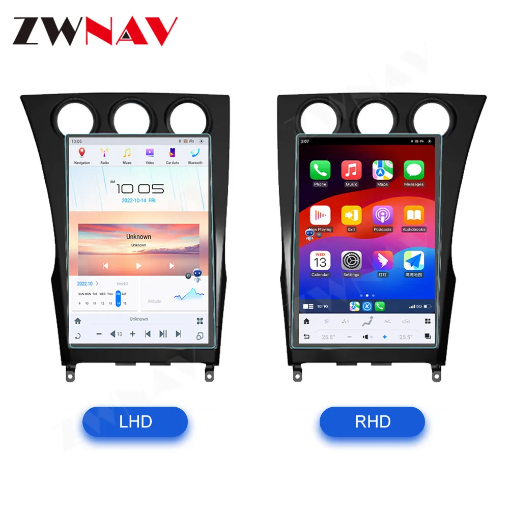 

Android 14 Carplay автомобильный радиоприемник 14,5-дюймовый сенсорный экран для Nissan 350z 2002-2009 GPS-навигация мультимедийный плеер головное устройство авто