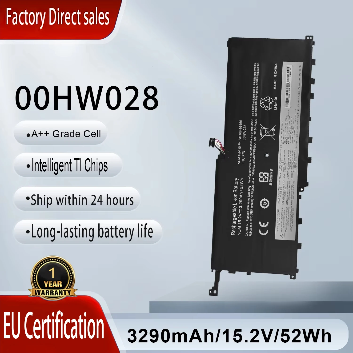 

Запасной аккумулятор для ноутбука 00HW028 01AV458 01AV439 01AV438 для Lenovo ThinkPad X1 Carbon 4-го поколения 2016, X1 Yoga 1-го и 2-го поколений, Notebo