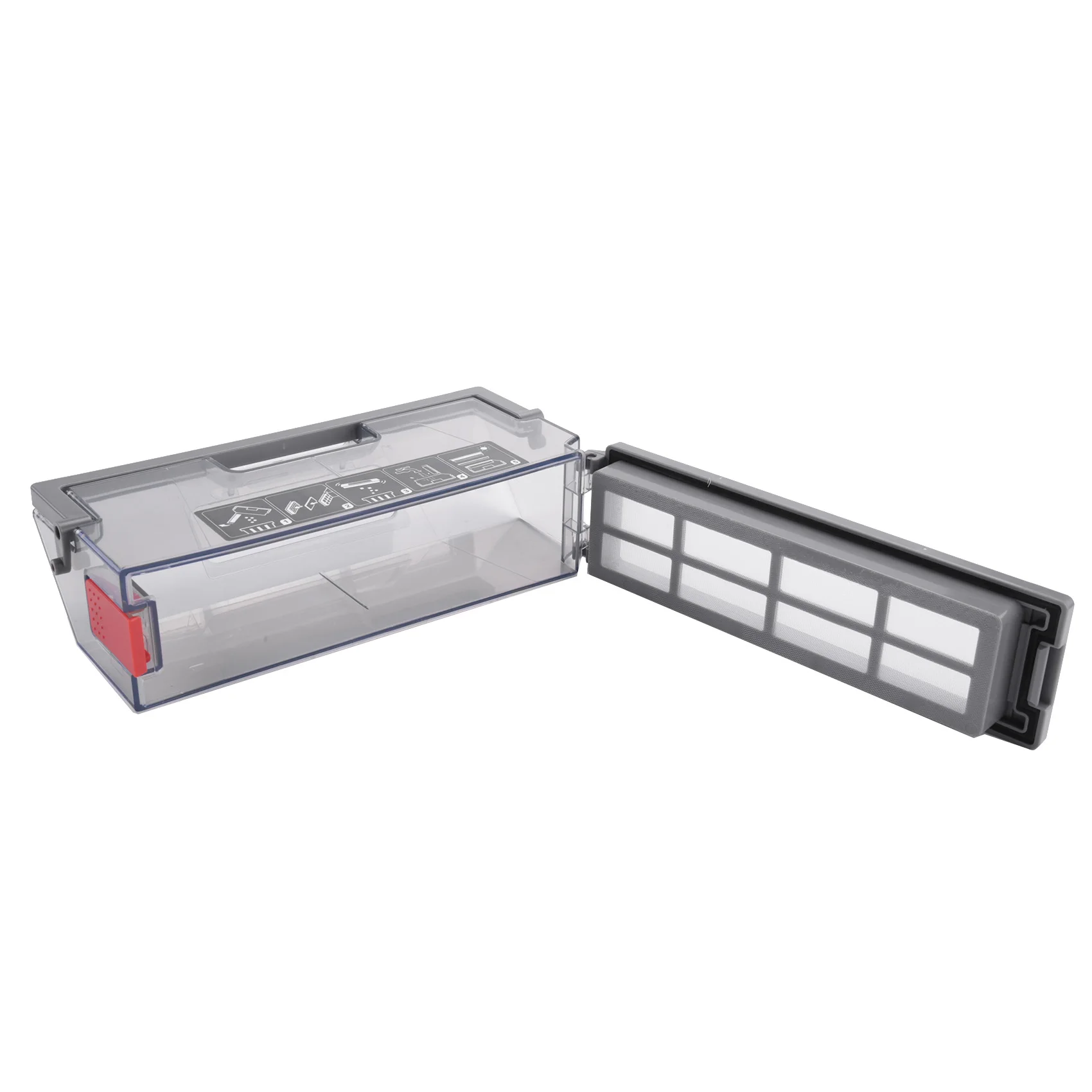 Caja de cubo de polvo para Robot aspirador ECOVACS Deebot OZMO T9 T8 T5 N5 N8 DJ65 DX55