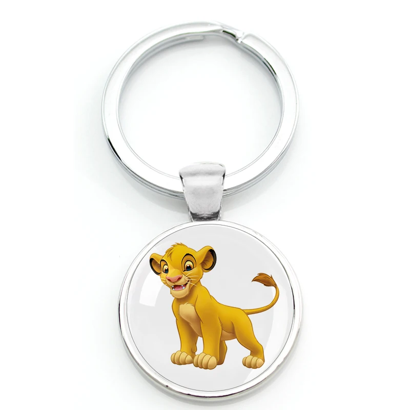 Portachiavi mentale portachiavi The Lion Badge ciondolo King Jewelry Rey Leon Le Roi Lion Baby portachiavi anello Decor per borsa gioielli per