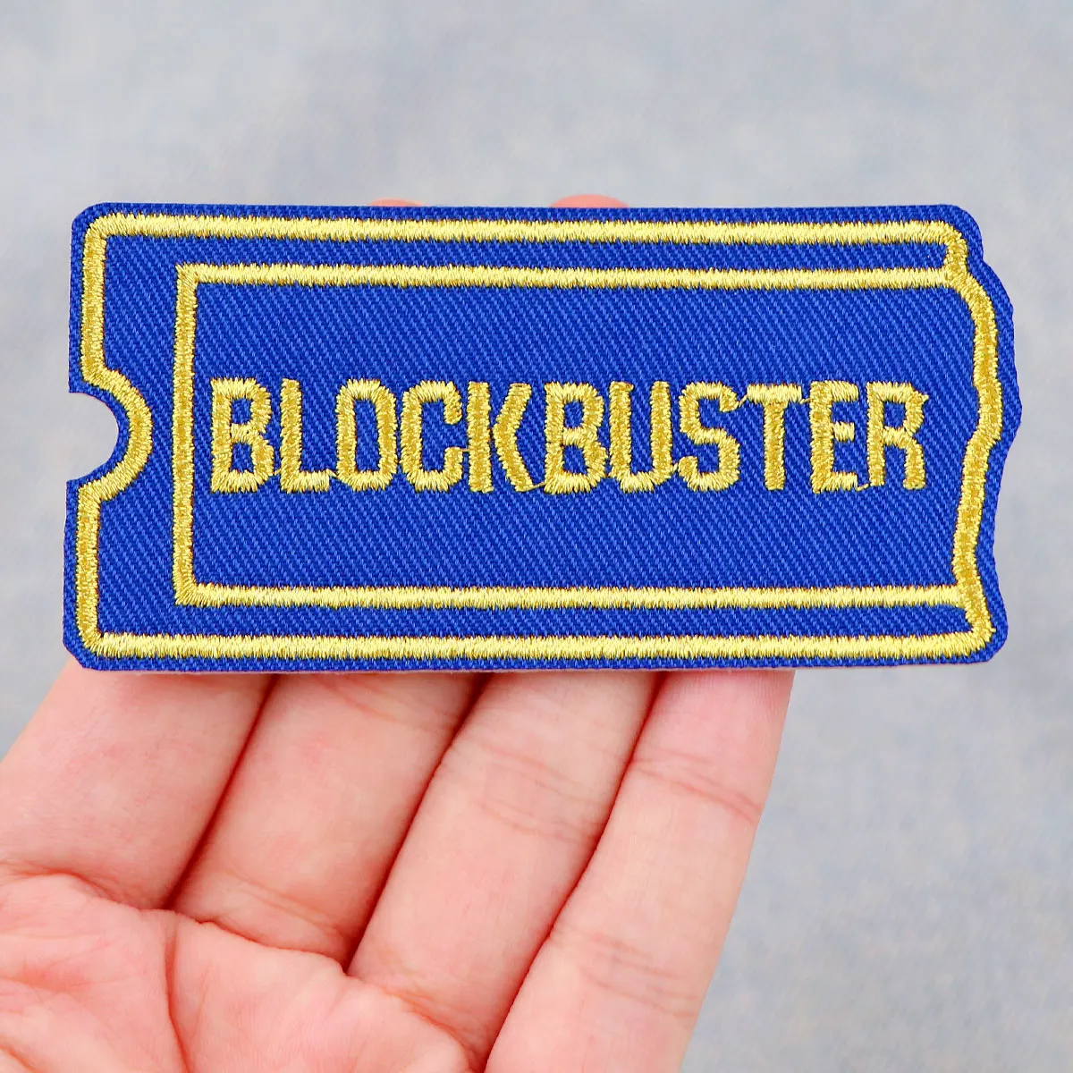 Blockbuster Cartoon Embroidery Patch Iron On Patches on Clothing Backpack Cute Patches for Jackets DIY Sew Patch Stickers