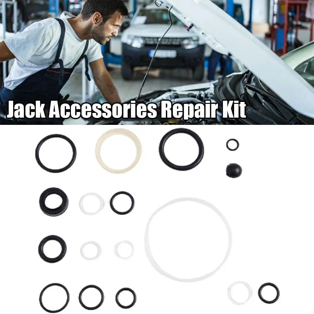 Horizontal 3 Ton Jack Oil Seal Complete Set Repair Kit Car Accessories Repair Kit Oil Seal Jack Repair Parts