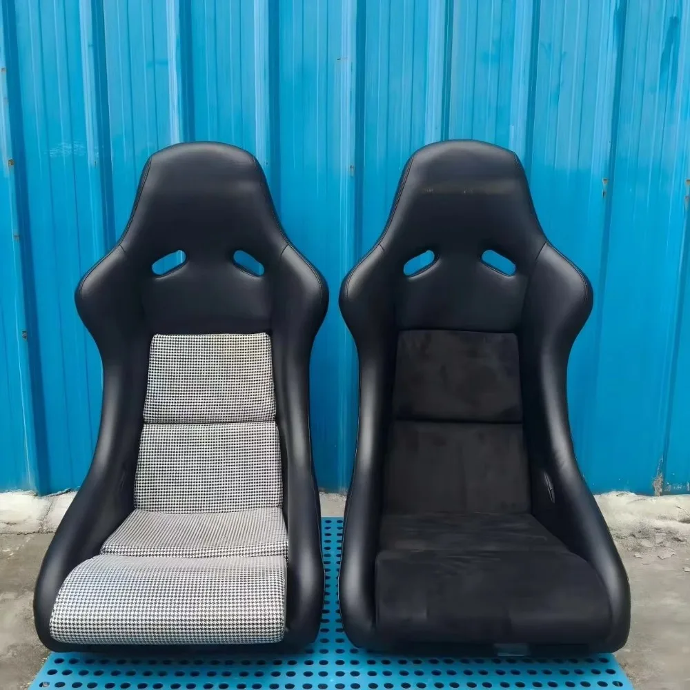 For Pole Sport Seat,  with Fabric and Suede Frame Seat, for Modified Cars