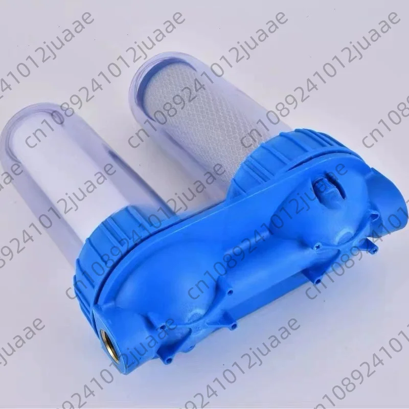 10 inch two-stage double-stage transparent bottle pre-filter household kitchen tap water pipe filter water purifier