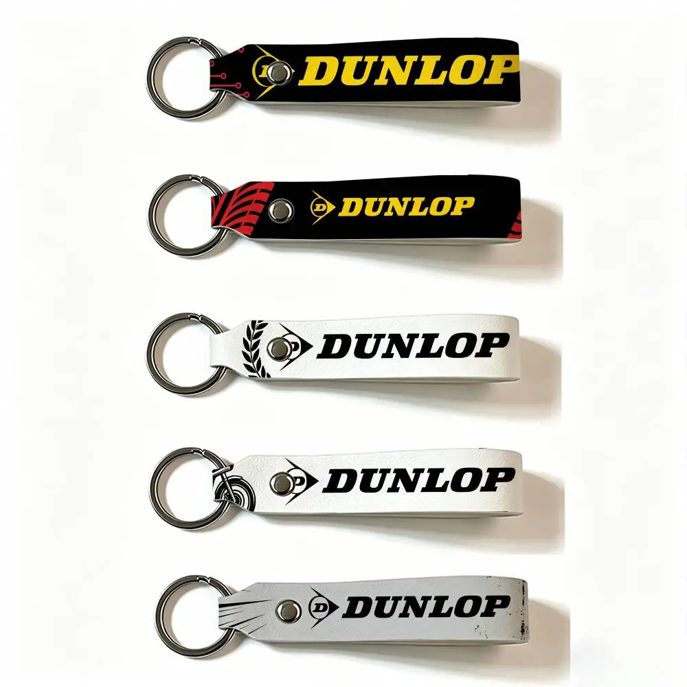 FÜR DUNLOP PU-Leder Schlüsselanhänger Minimalistischer Schlüsselhalter Langlebiger Schlüsselorganizer Autoschlüsseltasche Zubehör Geschenk