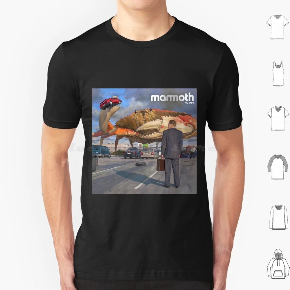 Mammoth Wvh Album Music T Shirt 6xl Cotton Cool Tee Music Artist Band Song Singer Cover Album Logo