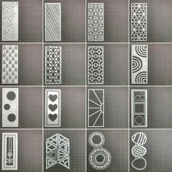 16 kinds geometry frames Metal Cutting Dies Stencils For DIY Scrapbooking Decorative Embossing Handcraft Die CutsTemplate
