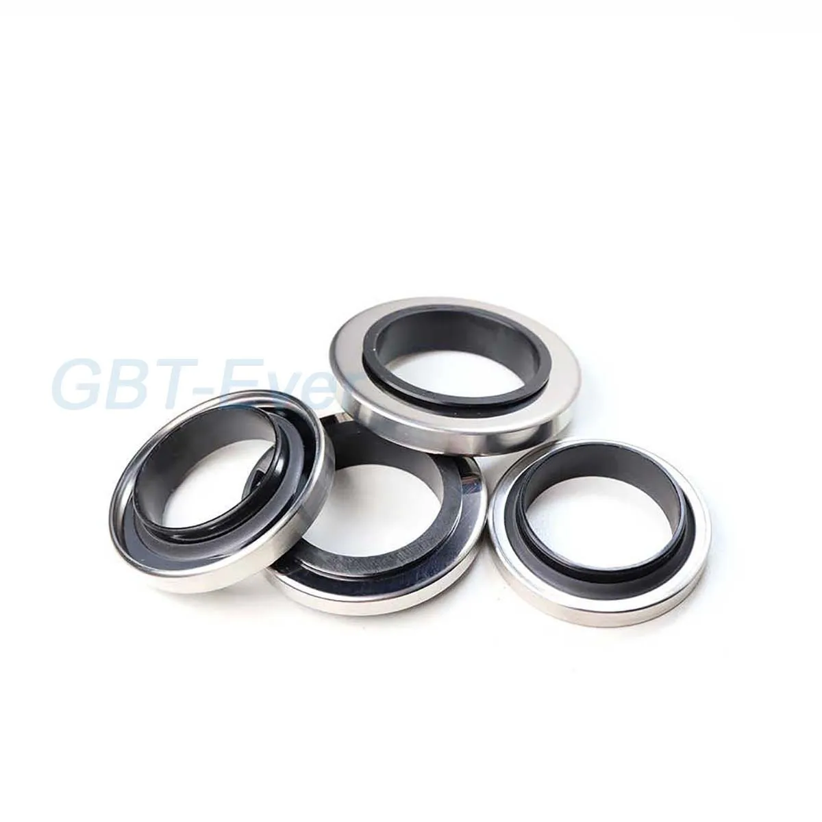 1Pcs PTFE Lip Oil Seal With Stainless Steel Housing Dual Lip Screw Air Compressor Spare Parts ID x OD x Height 8x18x6~26x42x10mm