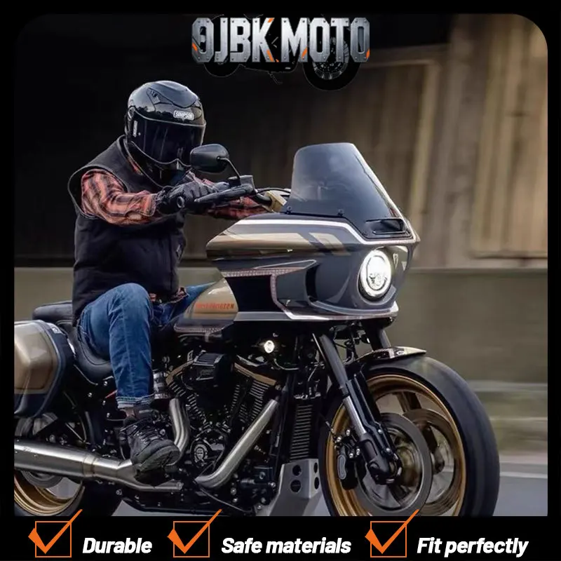 

For Harley-LOW RIDER ST Motorcycle windshield Wind Deflectors Modification Increased Windshield High Sunshade Chest Protector