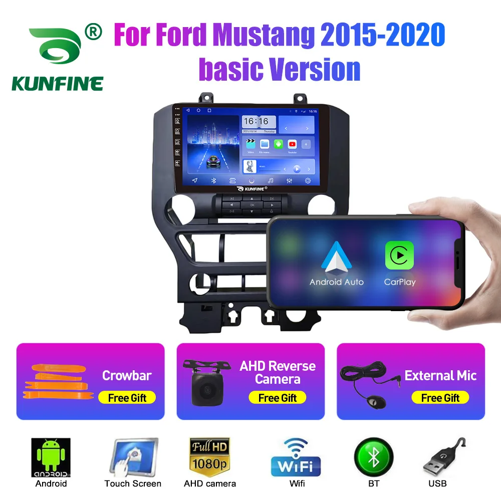 For Ford Mustang 2015-2020 Android GPS Navigation Reversing Camera Integrated Unit