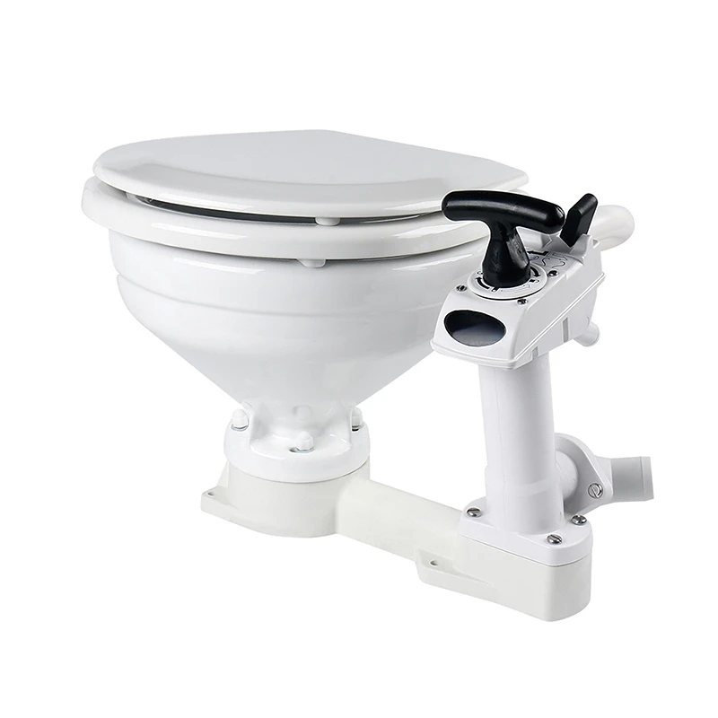 Manually Operated Marine Toilet with comfort seat for marine