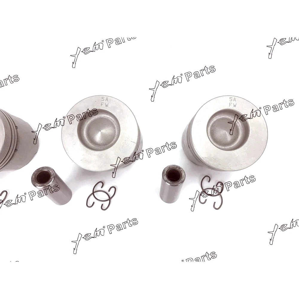 Hot Sell Pistons Set STD 85mm For Kubota D1402 x3 PCS Engine Parts