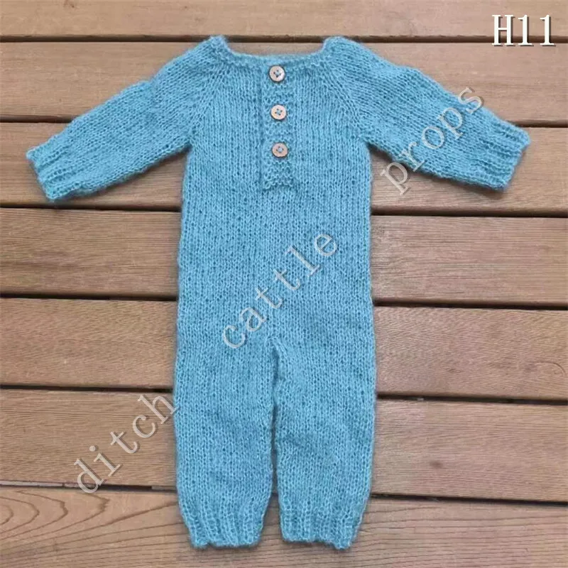 Newborn Photography Props Mohair Jumpsuit Pants Studio Clothing