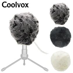 Dead Cat Music Studio Equipment Outdoor Artifical Fur Windscreen Condenser Microphone Cover Muff Windscreen for Blue Snowball