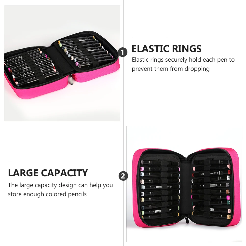 

Pencil Case Organizer Bag Stationery Big Capacity Storage Pouch Mark Multi-layer