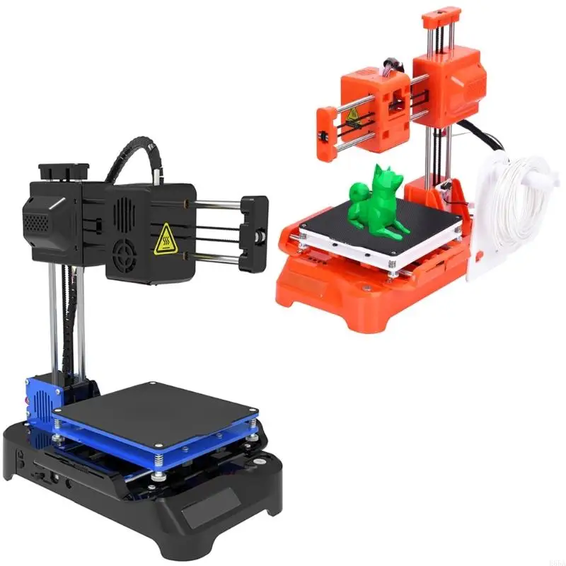 

User Friendly Miniature 3D Printer FDM Style 3D Printing Machine Quick Starting with USB and Memory Card Connectivities E65A