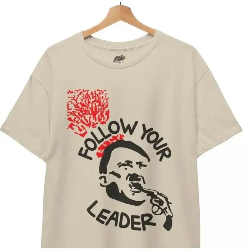 Follow Your Leader T-Shirt, Punk Cust Black Leftover Crack Oj, Unisex Tee