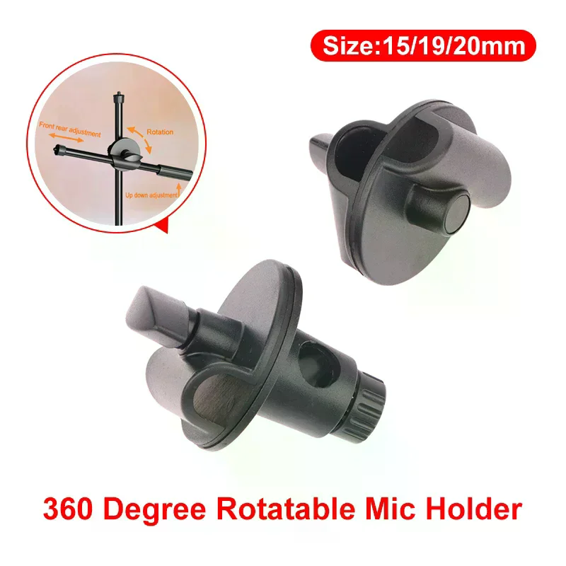 Universal Microphone Crossbar Clip 360 Degree Rotatable Mic Holder Clamp Adjustable Arm Clip High Quality Durable Material