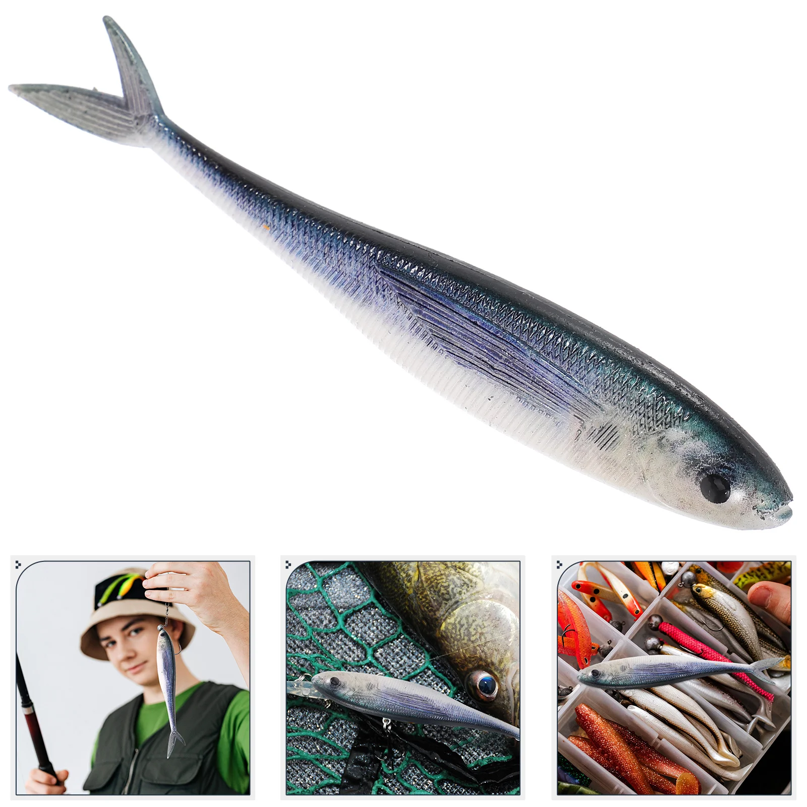 Bionic Soft Bait Tuna Nanyouhai Fishing (single) Attractive Lure Salt Fresh Fake Water Tool Artificial Lures