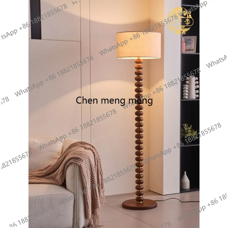 

Floor lamp living room new Chinese style bedroom study all copper solid wood designer high sense
