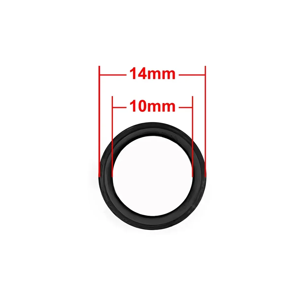 KegLand Nukatap 10pcs Black Seal O-Ring Silicone Gasket Beer Tap Faucet Accessory Home Brewing