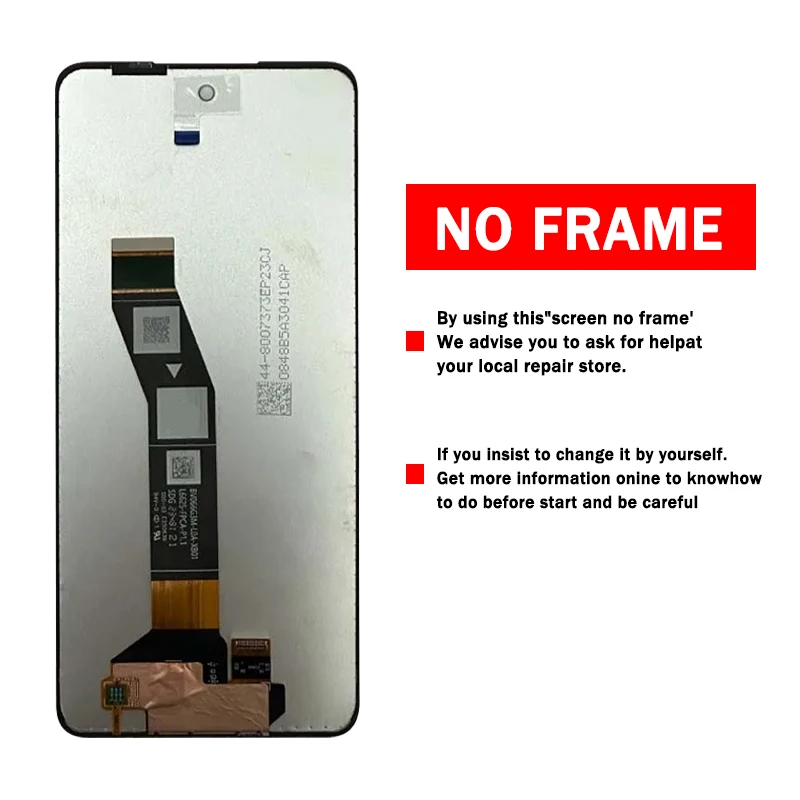 6.56\'\'High Quality For Motorola Moto G04 Lcd Display Touch Screen Digitizer Assembly For MotoG04 XT2421-2 Screen With Frame