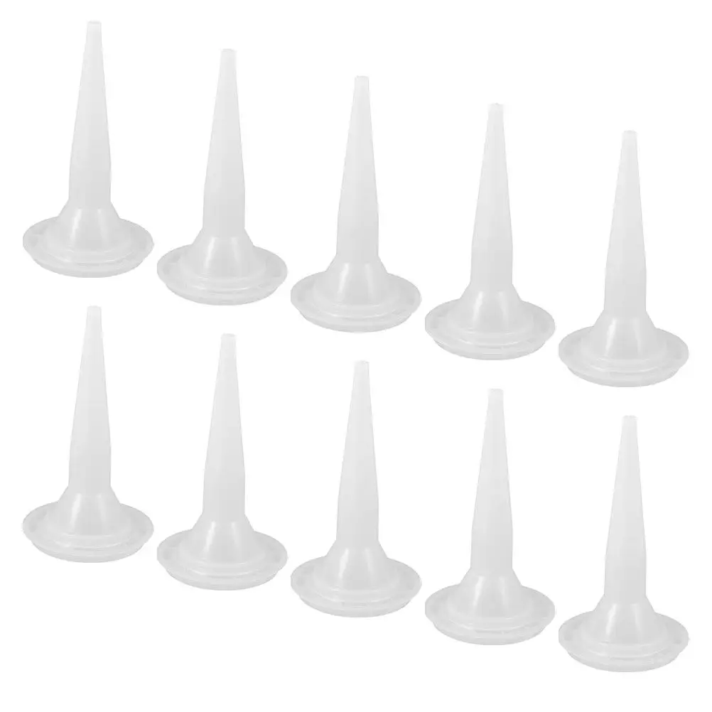 

10Pcs Caulking Nozzle Tips Large Plastic Reusable Set for Caulk Application Precision Finisher Joint Tool Caulking Nozzle Tips