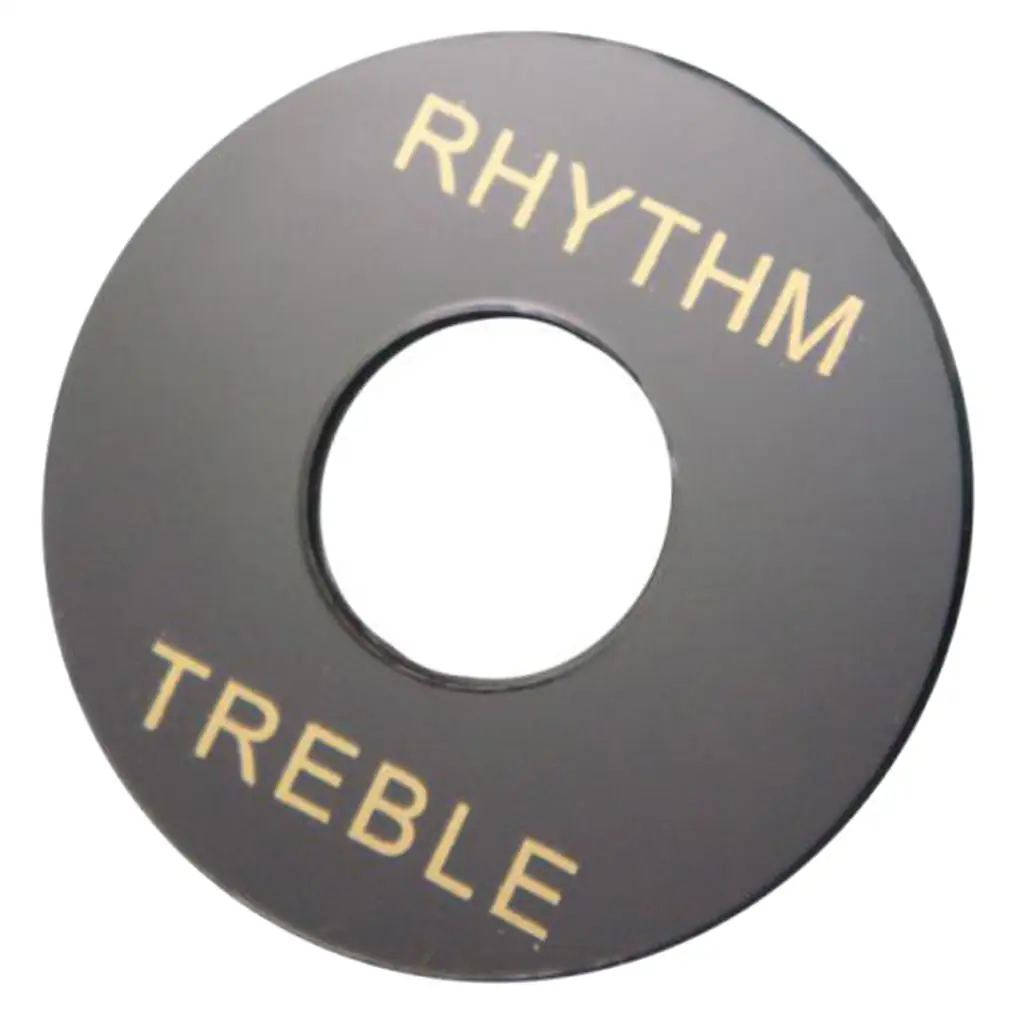 Plastic Switch Washer Ring Black 33mm Toggle Rhythm Treble Plate for Guitar 3 Way Selector Part