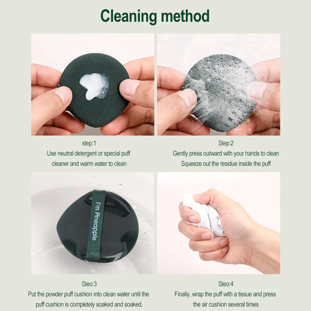 삼각형 원형 파우더 퍼프 얼굴 메이크업 도구 스펀지 벨벳 부드러운 얼굴 미용 메이크업 스펀지 화장품 액세서리