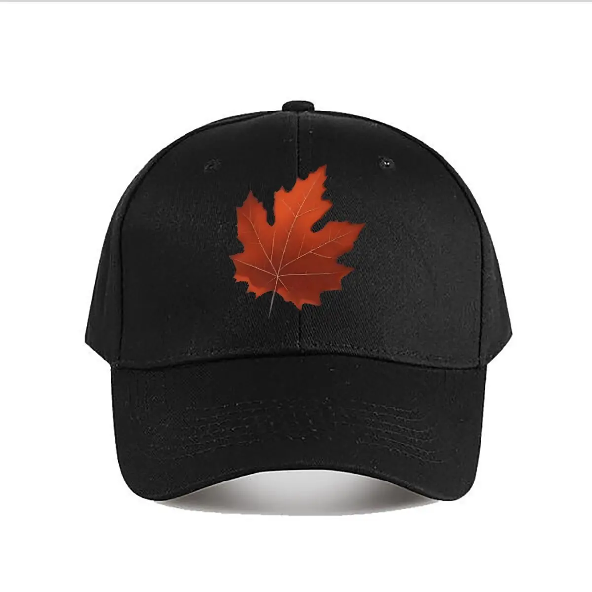 Red Maple Leaf Baseball Cap Fashion Men Sunhat Women's Outdoor Sports