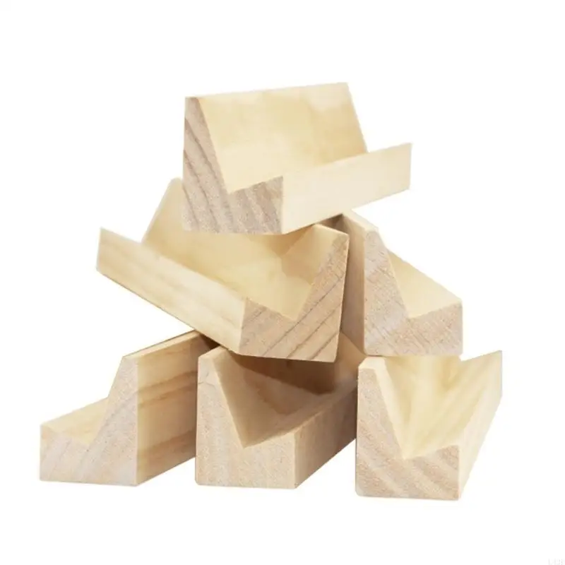 

2 Pcs Wooden Dominoes Racks Organizers DIY Dominoes Tiles Holders Trays for Mexican Train Dominoes Game Easy-to Use