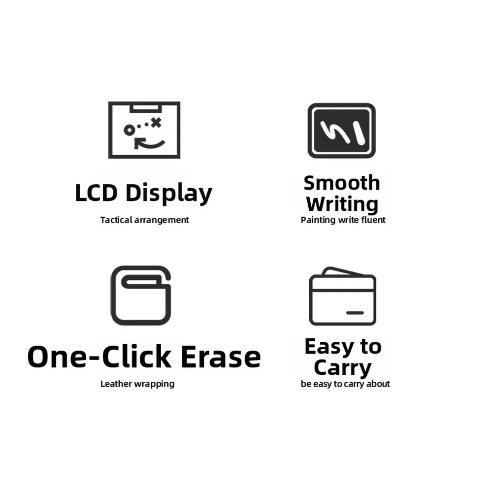 

Компактная тактическая доска для баскетбола 6,5 дюйма с ЖК-дисплеем для планирования мини-команд, портативная, дизайн 17x12,8 см