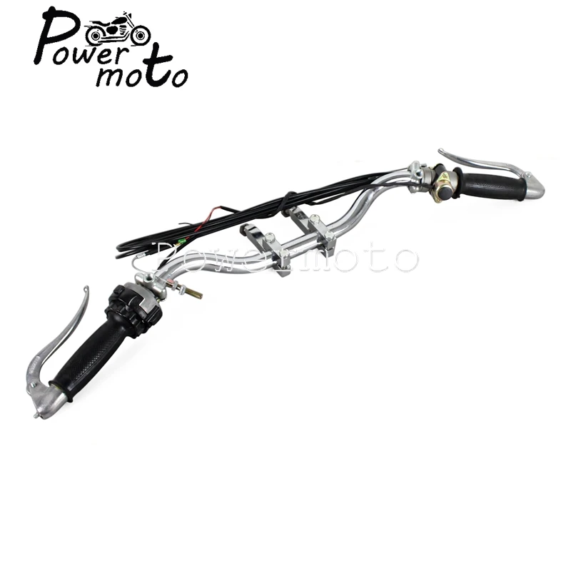 Motorcycle Ural Sidecar Handlebar W/ Grips Lever Cable For Zundapp DB DS 750 MW M1 M72 R12 R75 R51 R61 R66 R71 K750 Old School