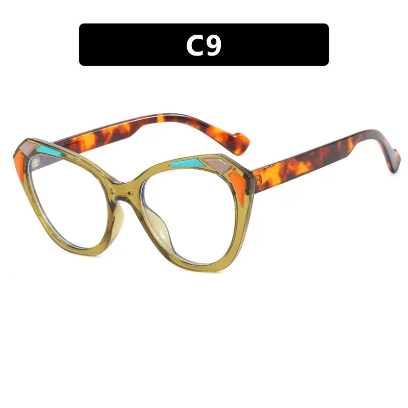 نظارات مضادة للضوء الأزرق، نظارات رائعة على شكل عين القطة للنساء والرجال، نظارات تسوق تحجب الضوء الأزرق، نظارات كمبيوتر للرجال والنساء