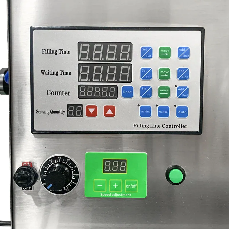 Automatic single-head line belt type conveyor belt filling machine small desk-top liquid quantitative filling and filling machin