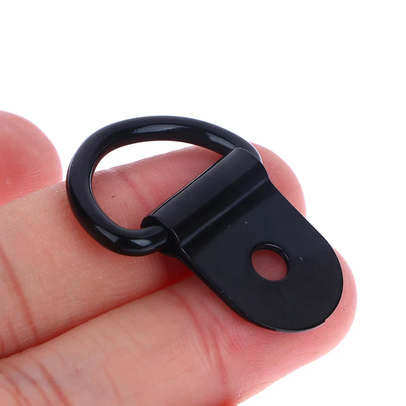 10PCS Stainless Steel D Shape Pull Hook Tie Down Anchors Ring Iron Cargo Tie Down Ring For Trailers RV Boats Accessories