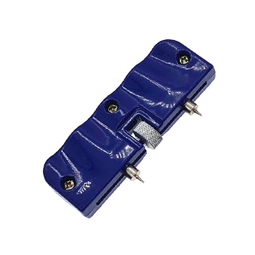 Two-Jaw Watch Back Case Opener Blue Portable Durable Tool Compact for Watchmaker Repair Watch Back Case Opener