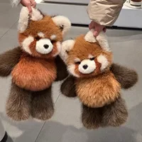 Lifelike Kawaii Raccoon Panda Stuffed Animal Plush Pillow Plush Toy Stuffed Fluffy Christmas Gift Decoration Dolls Adult Gift 4