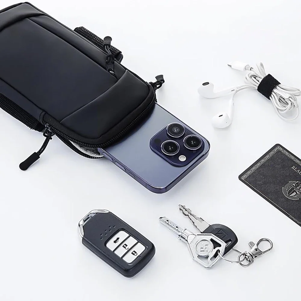 Running Phone Holder Armbands Sports Cases for Moblie Phone PU Leather Jogging Bag Gym Waterproof Universal Phones Arm Pouch