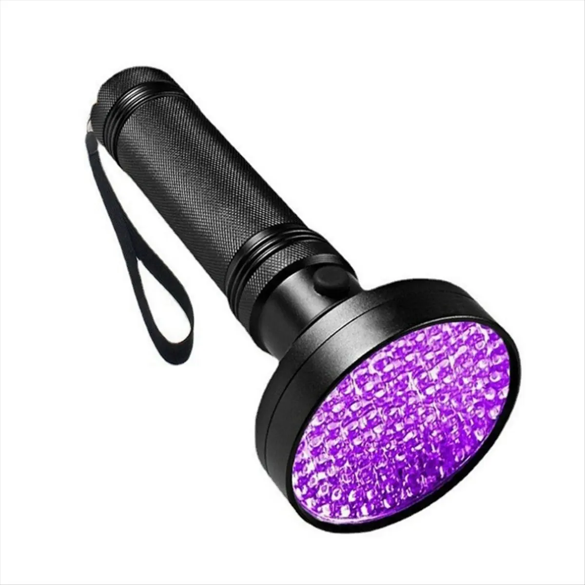 T34C 100 LED Ultraviolet Light 100 LED UV Flashlight Outdoor Waterproof Aluminum Dry Lamp, Detection of Currency/Urine Stains