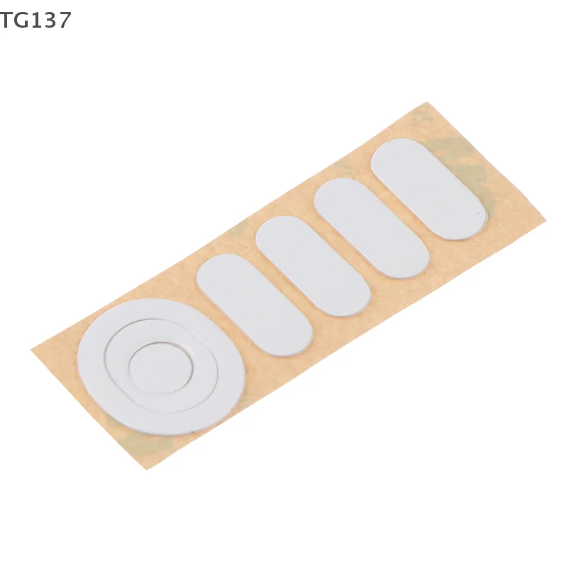 1 مجموعة PTFE الأبيض ماوس قدم زلاجات الماوس الماوس ينزلق منحنى حافة ل G304 G305 ماوس #4