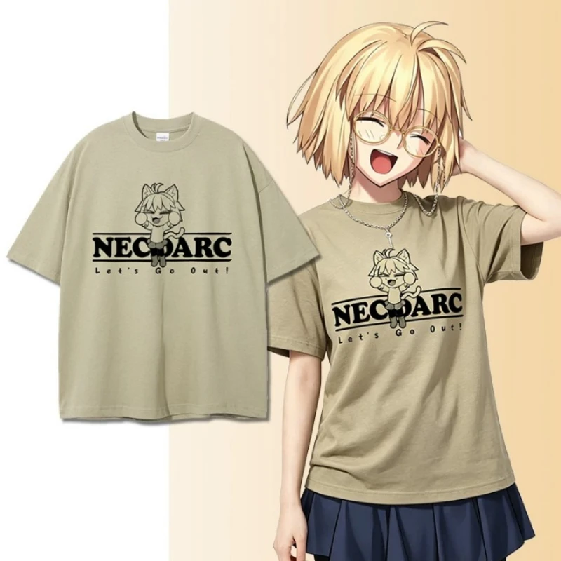 Tsukihime Arcueid Brunestud Shirt Harajuku Fashion Street T-Shirt High Quality Cotton Tee Men Women Anime Manga Vintage T Shirts